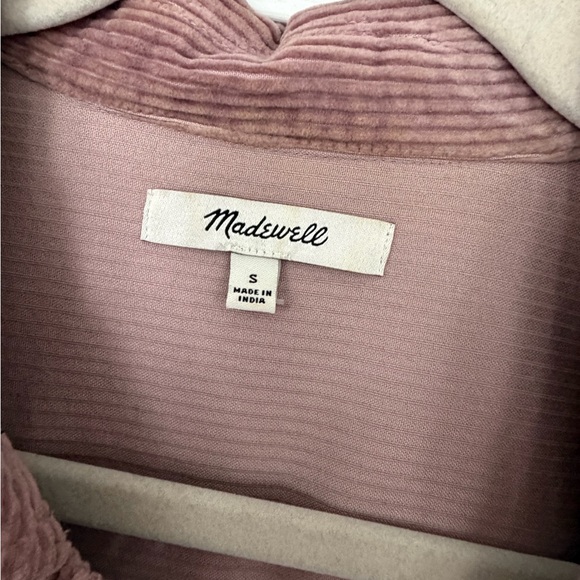 Madewell Corduroy Utility Jacket - Mauve - Picture 2 of 3